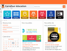 Tablet Screenshot of carrefour-education.qc.ca